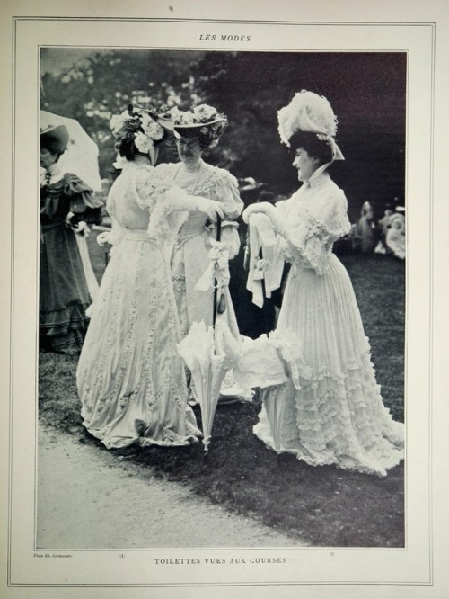 Les Modes July 1904 p 15- at the races