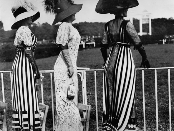 Jacques Henri Lartigue, At the Auteuil Races, 1912, Reproduced in Jacques-Henri Lartigue. Diary of a Century. New York: Viking Press, 1970.