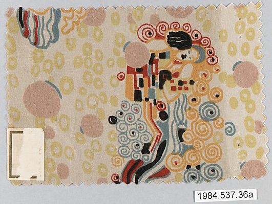 Klimt, Gustav. Textile sample, ca. 1920. Accession number 1984.537.36a-f at The Metropolitan Museum of Art.