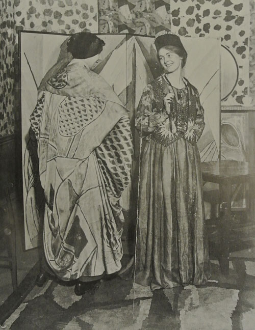 Nina Hamnett and Winifred Gill, photographed in The Illustrated London Herald, October 24, 1915. The British Library. Found in Source 3.