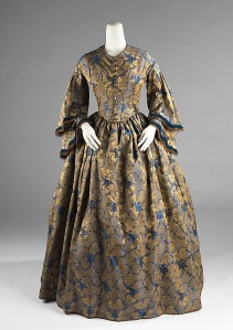 Afternoon dress, ca. 1850-55. The Metropolitan Museum of Art. 
