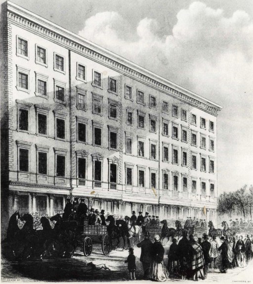 A.T. Stewart’s Marble Palace, 1851. The  New York Historical Society.   v