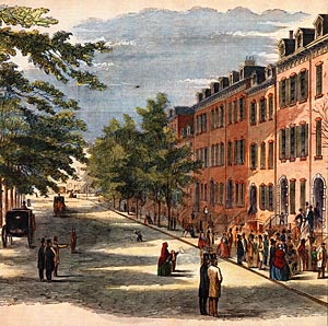 Bond Street, 1857  http://merchantshouse.org 