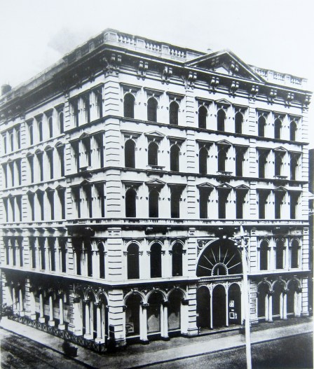 Lord and Taylor ‘s second location on Grand Street, corner of Broadway,1860-1874.  Special Collections and FIT Archives.  