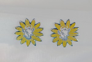 Borden earrings from Jane Merrill's private collection 